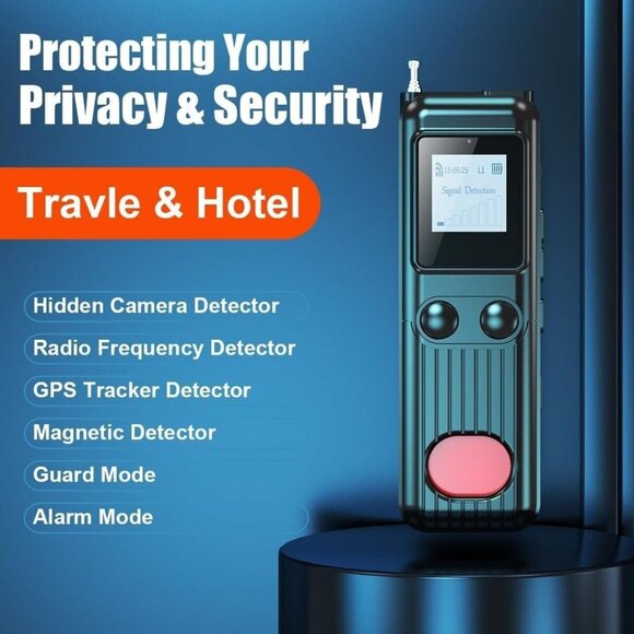 Hidden Camera Detector for Hotels RF Detector Bug Detector Hidden Devices - Picture 5 of 6
